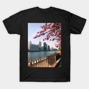 Roosevelt Island NYC Cherry Blossoms T-Shirt